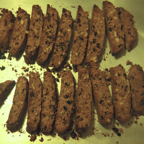 Easy Walnut Raisin Biscotti