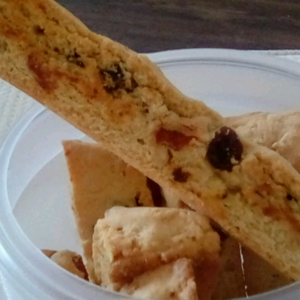 Easy Walnut Raisin Biscotti