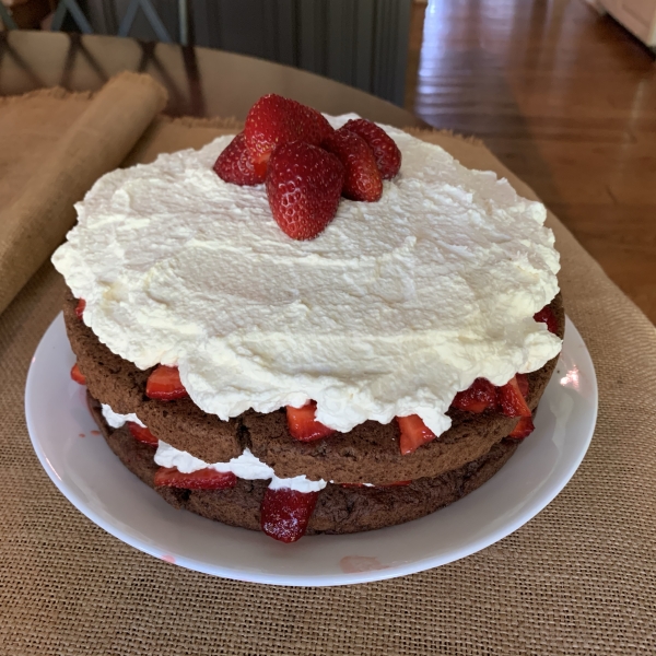 Chocolate Strawberry Shortcake