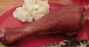 Baked Asparagus with Cheesy Onion Topping