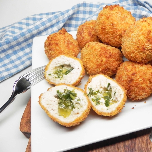 Air Fryer Chicken Kiev Balls