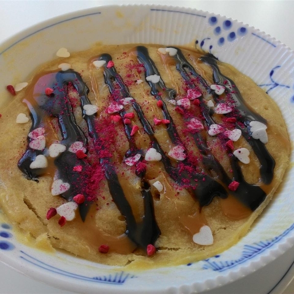 Microwave Banana Cake in a Bowl