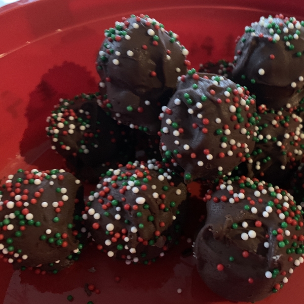 Christmas Peanut Butter Balls