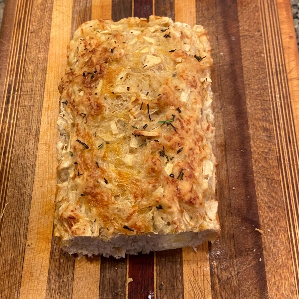 Apple, Cheddar, and Rosemary Beer Bread