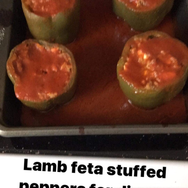 Lamb Feta Peppers