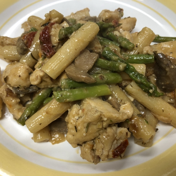 Marsala Cream Chicken with Asparagus