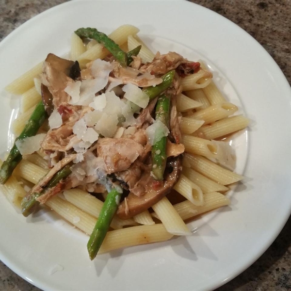 Marsala Cream Chicken with Asparagus