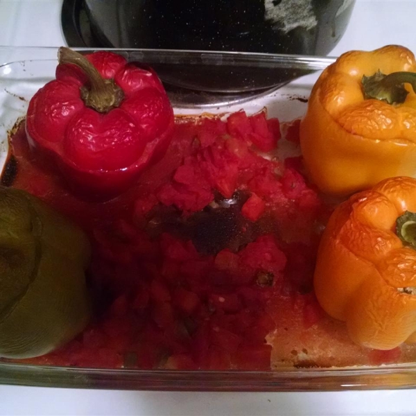 Meatless Stuffed Peppers