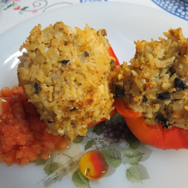 Meatless Stuffed Peppers