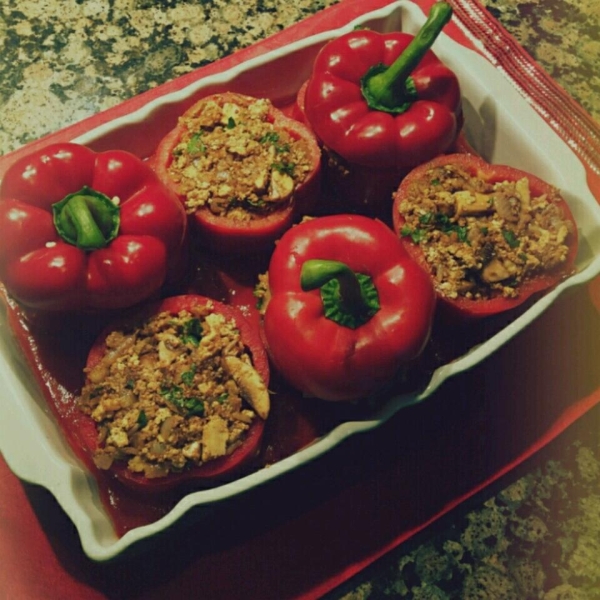 Meatless Stuffed Peppers