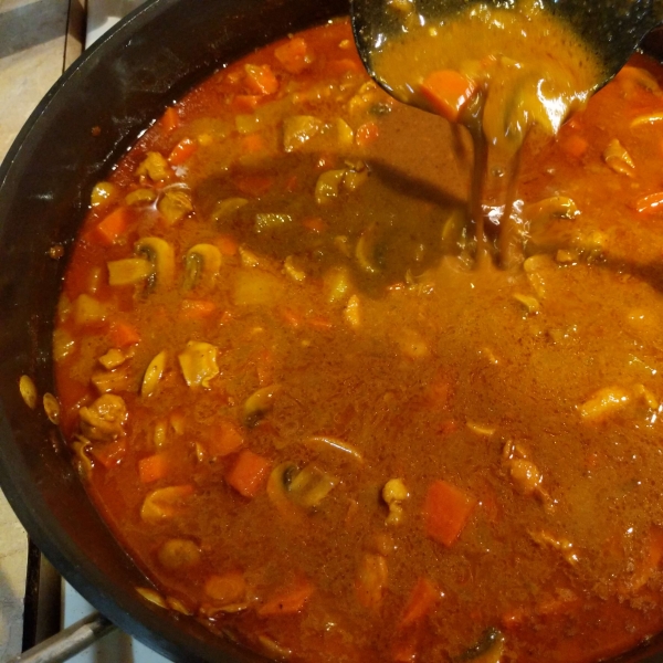 Coconut Curry over Sticky Rice