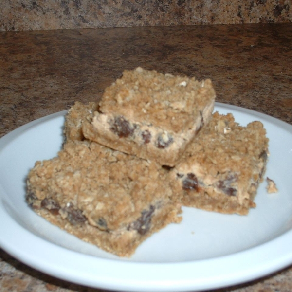 Raisin Sour Cream Bars