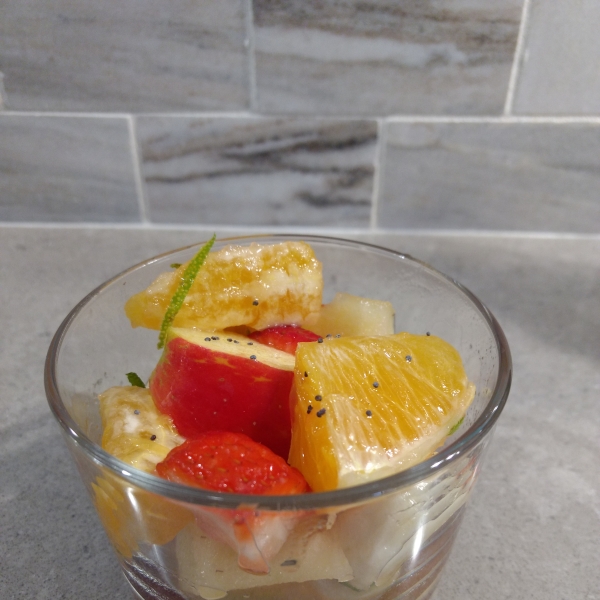 Tangy Poppy Seed Fruit Salad