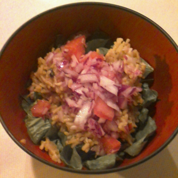 Mexican Rice and Tilapia Salad