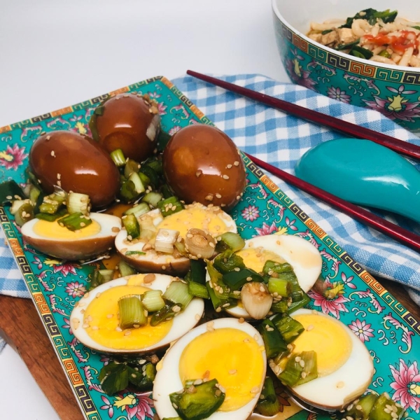 Korean Marinated Hard-Boiled Eggs