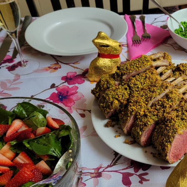 Pistachio Crusted Rack of Lamb