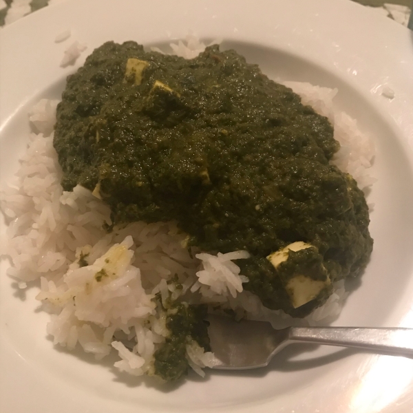 Easy Palak Paneer