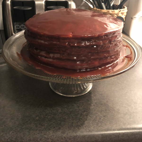 Fourteen Layer Chocolate Cake