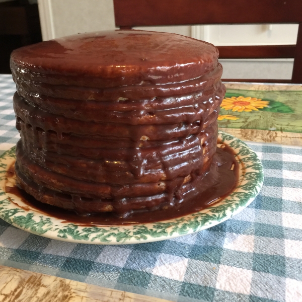 Fourteen Layer Chocolate Cake