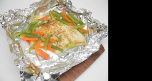 Baked Tilapia with Veggies in Foil
