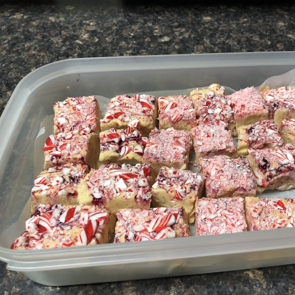 Candy Cane Fudge