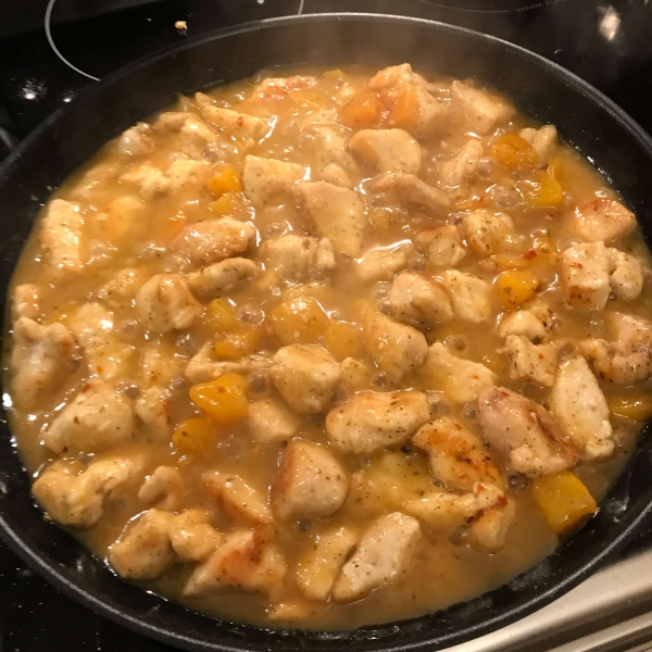 Byrdhouse Spicy Chicken and Peaches
