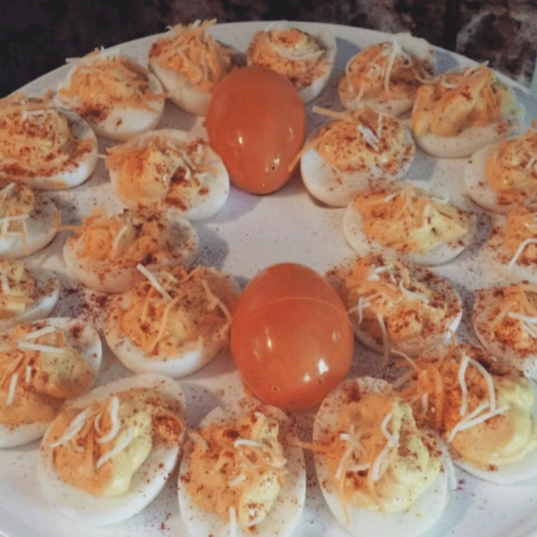 Parmesan-Oregano Deviled Eggs