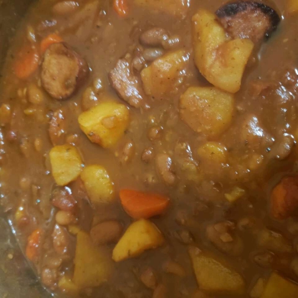 Pinto Bean and Sausage Soup