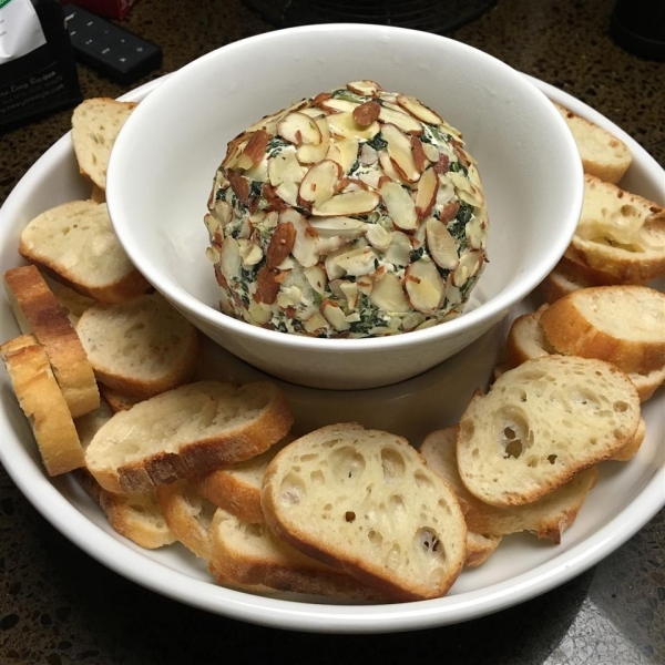Spinach Artichoke Feta Ball
