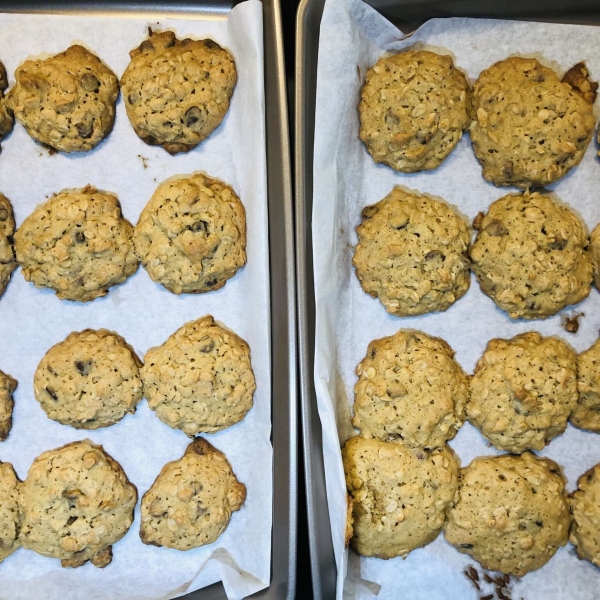 Oatmeal Peanut Butter and Chocolate Chip Cookies