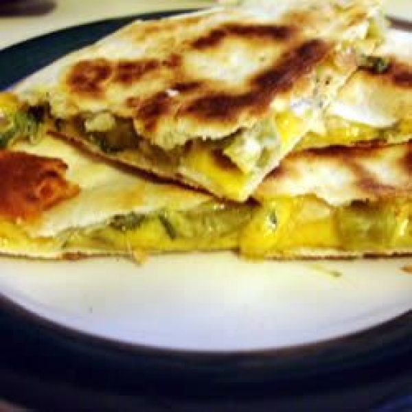 Tortillas with Cactus and Cheese