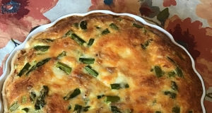 Asparagus and Swiss Cheese Quiche