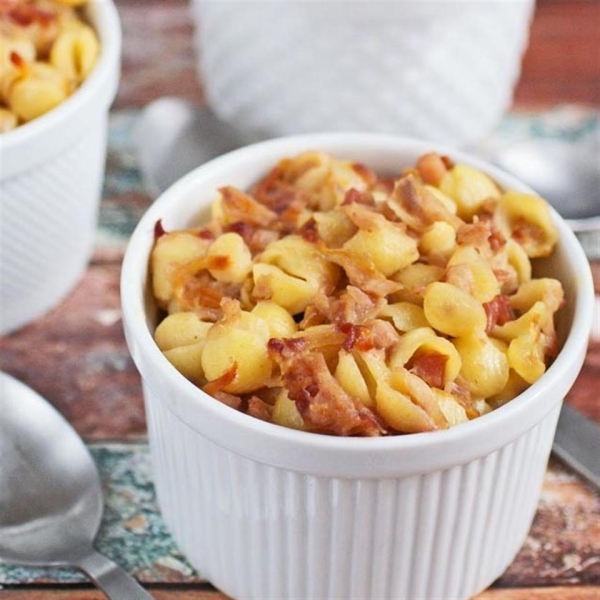 Mac & Cheese with Root Vegetables & Pancetta