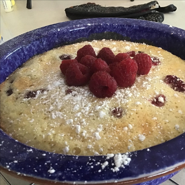 Raspberry Clafoutis