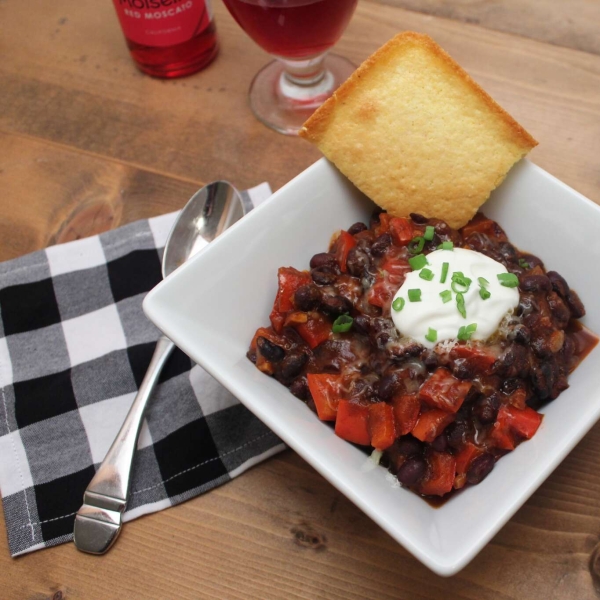 Vegetarian Chili with Black Beans