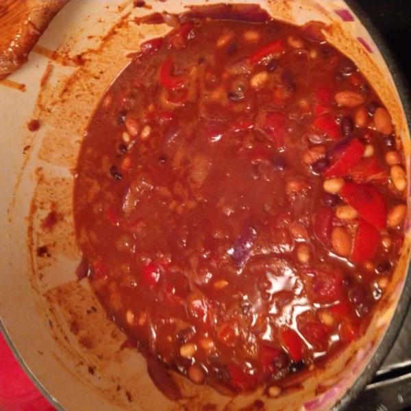 Vegetarian Chili with Black Beans