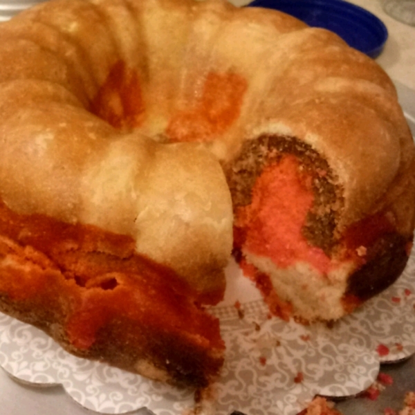 Neapolitan Bundt Cake