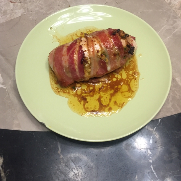 Bacon-Wrapped Spring Chicken
