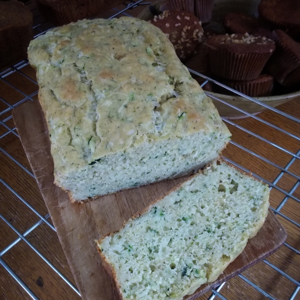 Cheesy Zucchini Bread with Herbs