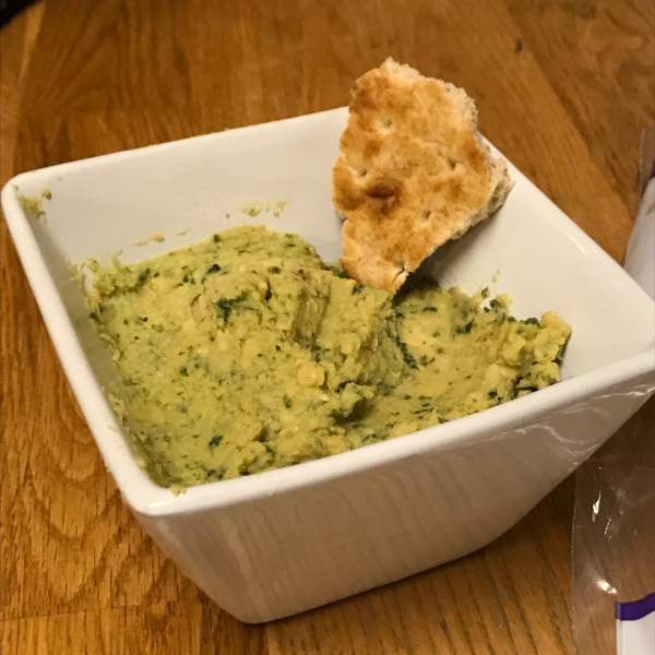 Basil and Pesto Hummus