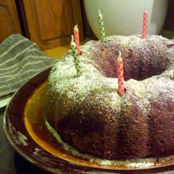 George Washington's Birthday Cherry Cake