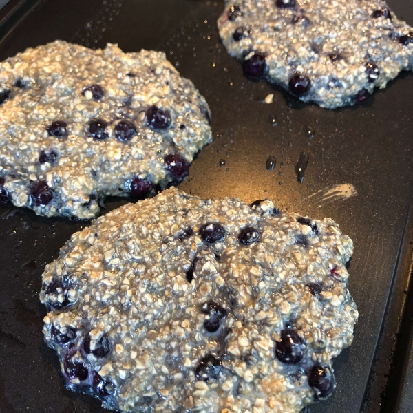 Blueberry Oatmeal Pancakes