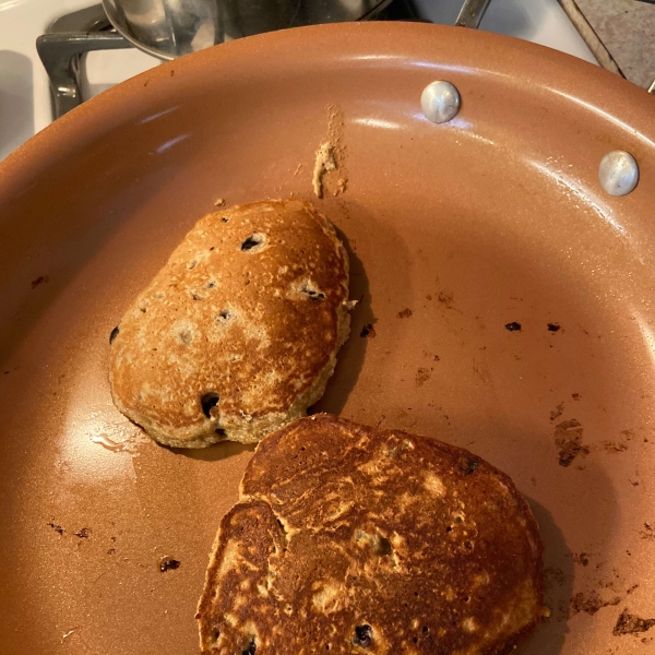 Blueberry Oatmeal Pancakes