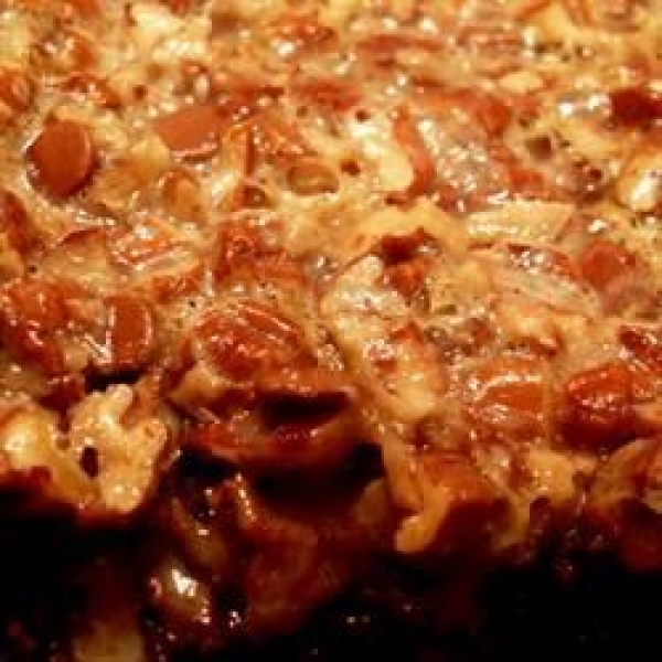 Chocolaty Pecan Pie Bars