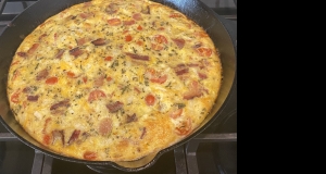 Rosemary, Bacon, and Tomato Frittata