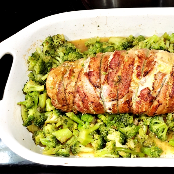 Cheese-Stuffed Pork Tenderloin