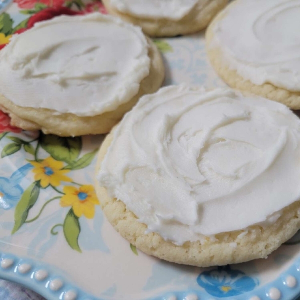 Buttercream-Frosted Lemon Sugar Cookies