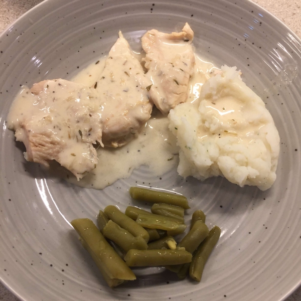 Instant Pot® Keto Chicken Thighs in Lemon-Garlic Cream Sauce