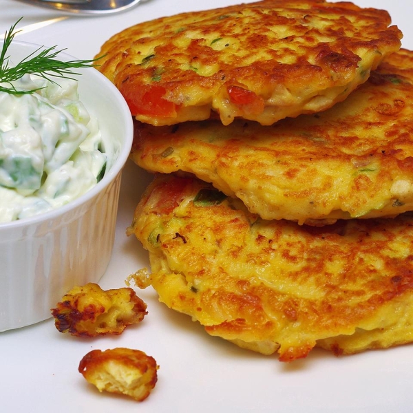 Chicken Veggie Fritters