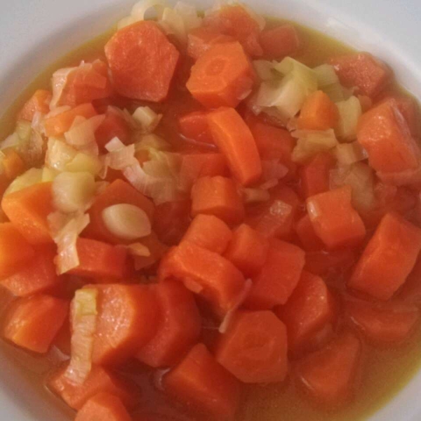 Sauteed Carrots and Leeks